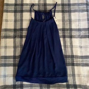 NWT Express Navy Blue Dress Tank Top Size Small